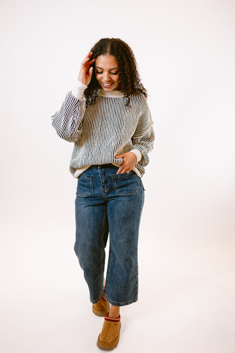 Oversized Sweater in Black